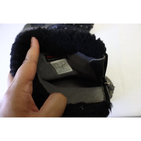 The North Face Primaloft Insulated Waterproof Winter Boots Black/Grey Size 8 - Picture 8 of 10